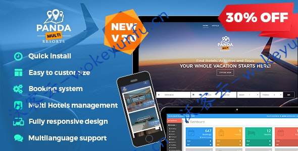 Panda Multi Resorts 7 - Booking CMS for Multi Hotels