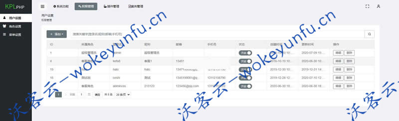 【Kplphp v1.0】基于ThinkPHP6底层的极简极速后台开发框架+支持单管理员多角色