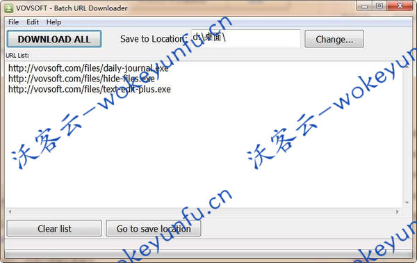 【Batch URL Downloader v2.8】URL批量下载软件+支持批量复制URL+体积小速度快