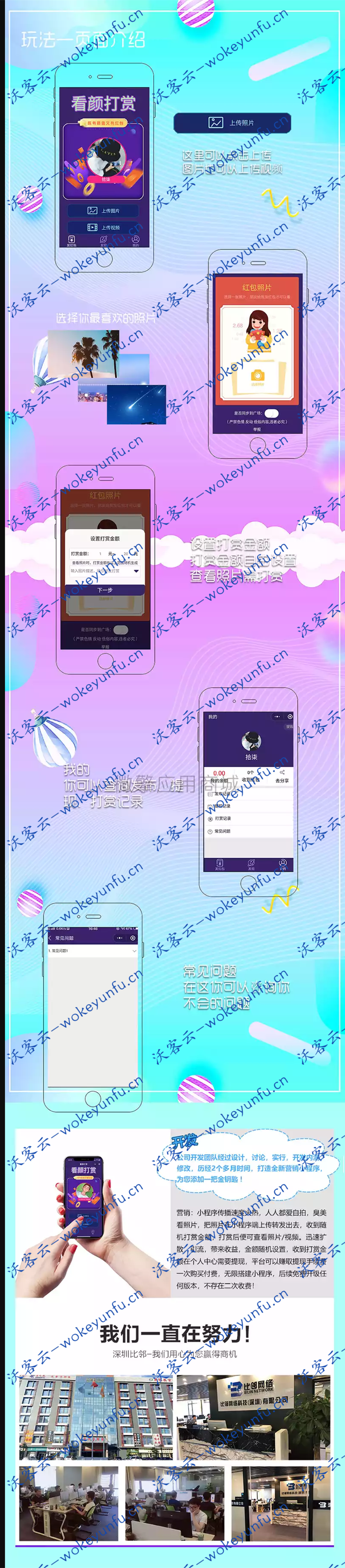 【图片视频看颜打赏小程序V2.2.6】功能模块+全开源解密版+视频打赏+图片打赏+鉴黄审核功能