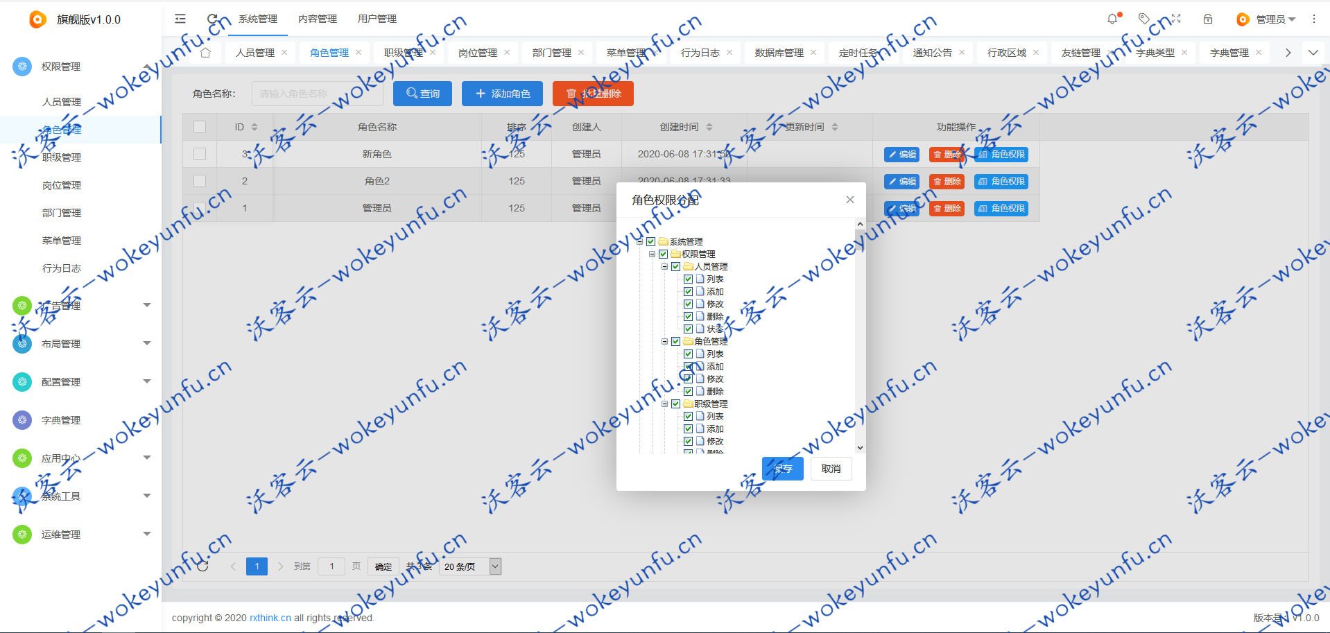 【RXThinkCMF_TP6_PRO旗舰版 v3.1.0】开发权限及内容管理框架+后台支持多主题切换