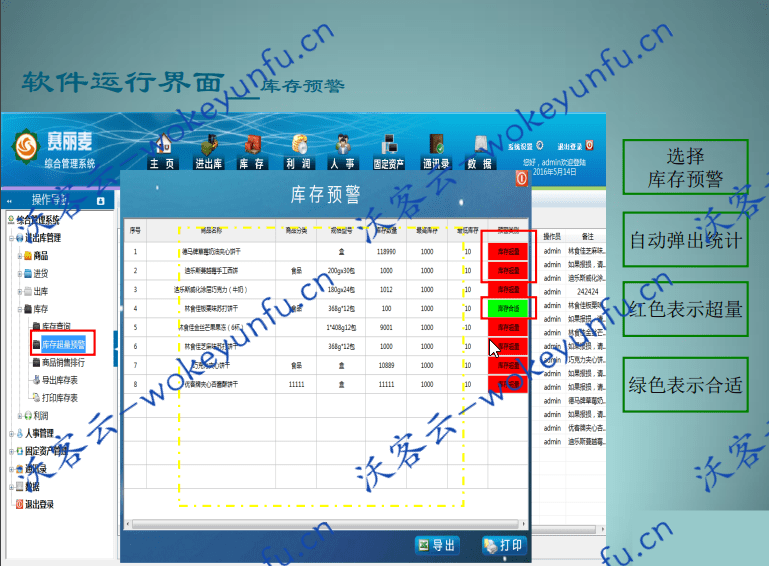 【赛丽麦进销存软件V0.99-9】开源+固定资产管理+人事管理+库存查询等功能